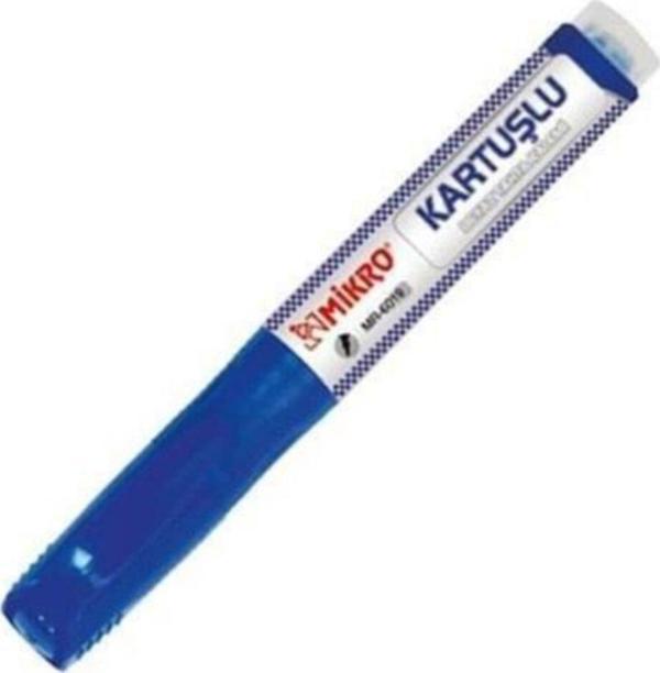 Mikro  Kartuşlu Tahta Kalemi Mavi 12 Li (1 Paket 12 Adet) - Image 1