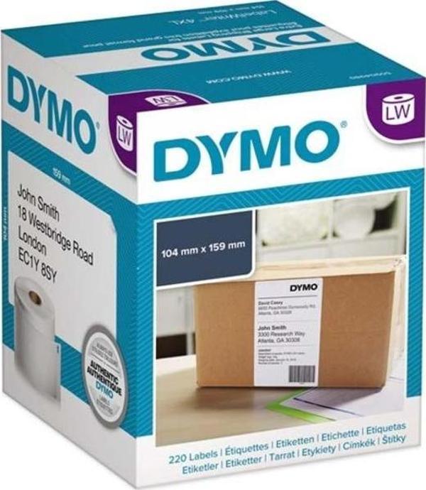 Dymo Lw 4xl Ekstra Geniş Sevkiyat Etiketi 220 Etiket 104 x 159 mm - Image 1