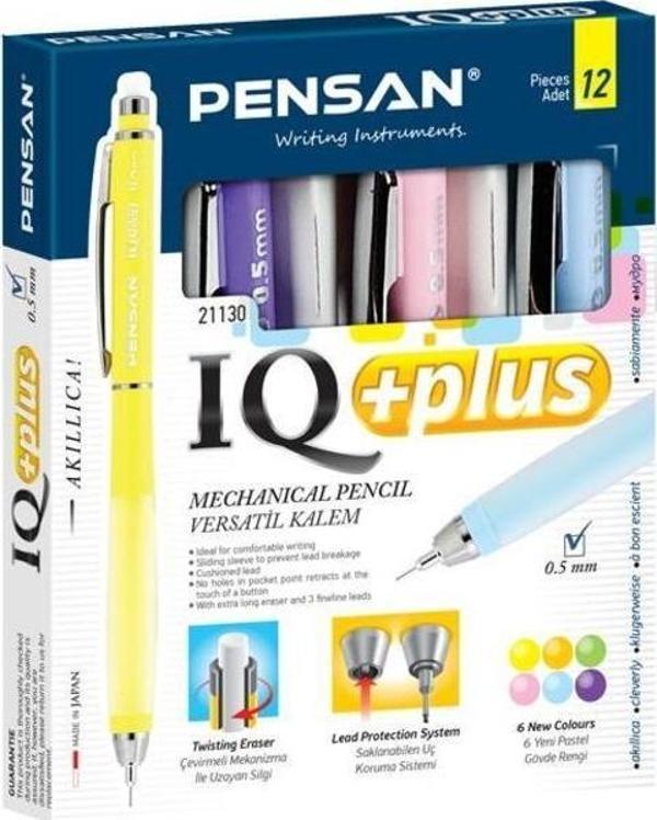 Pensan Versatil Kalem IQ 0.7 MM Uçlu Kalem (12 Li Paket) - Image 1