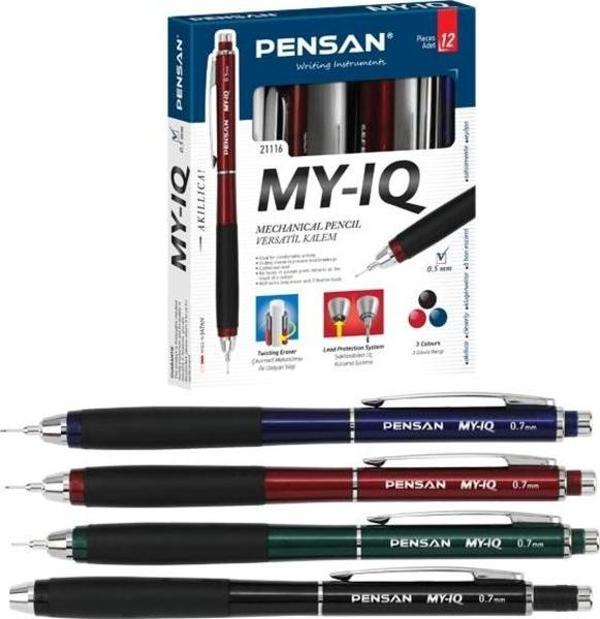 Pensan Versatil Kalem My IQ 0.7 MM Uçlu Kalem (12 Li Paket) - Image 1