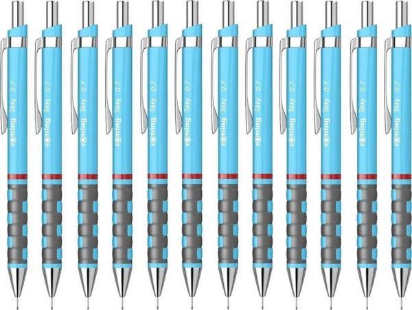 Rotring Versatil Kalem Tikky RD 0.7 MM Açık Mavi Uçlu Kalem (12 Li Paket) - Image 1