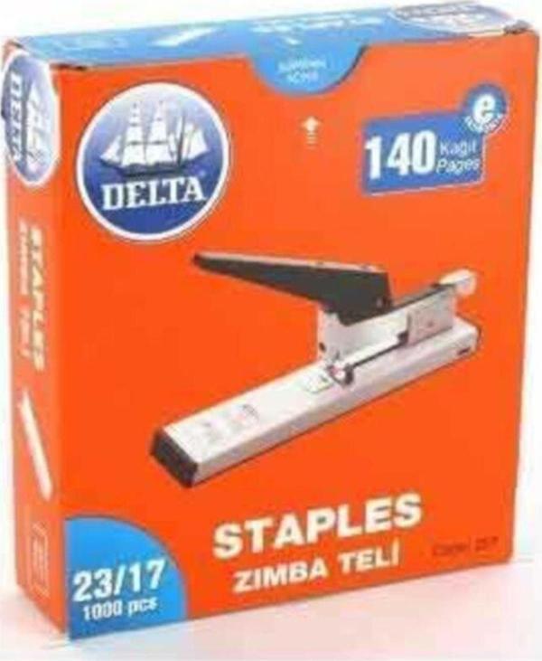 Delta Zımba Teli 1000 Lİ 140 Sayfa 23/17 257 (120 Paket) - Image 1