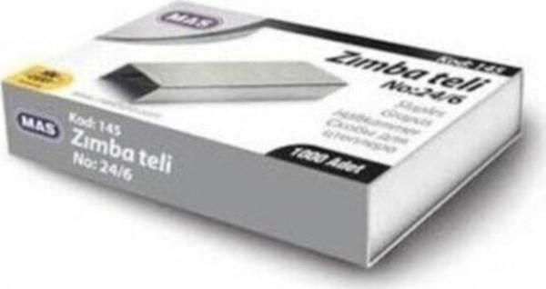 Mas Zımba Teli 24/6 Beyaz (1 Kutu 10 Paket) - Image 1