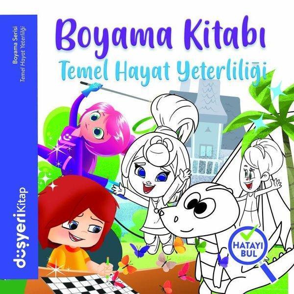 Temel Hayat Yeterliliği Boyama Kitabı - Düşyeri Yayınları - Image 1