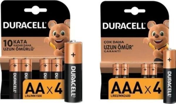 Alkalin 4'lü Aa Ve Aaa Pil Seti - Image 1