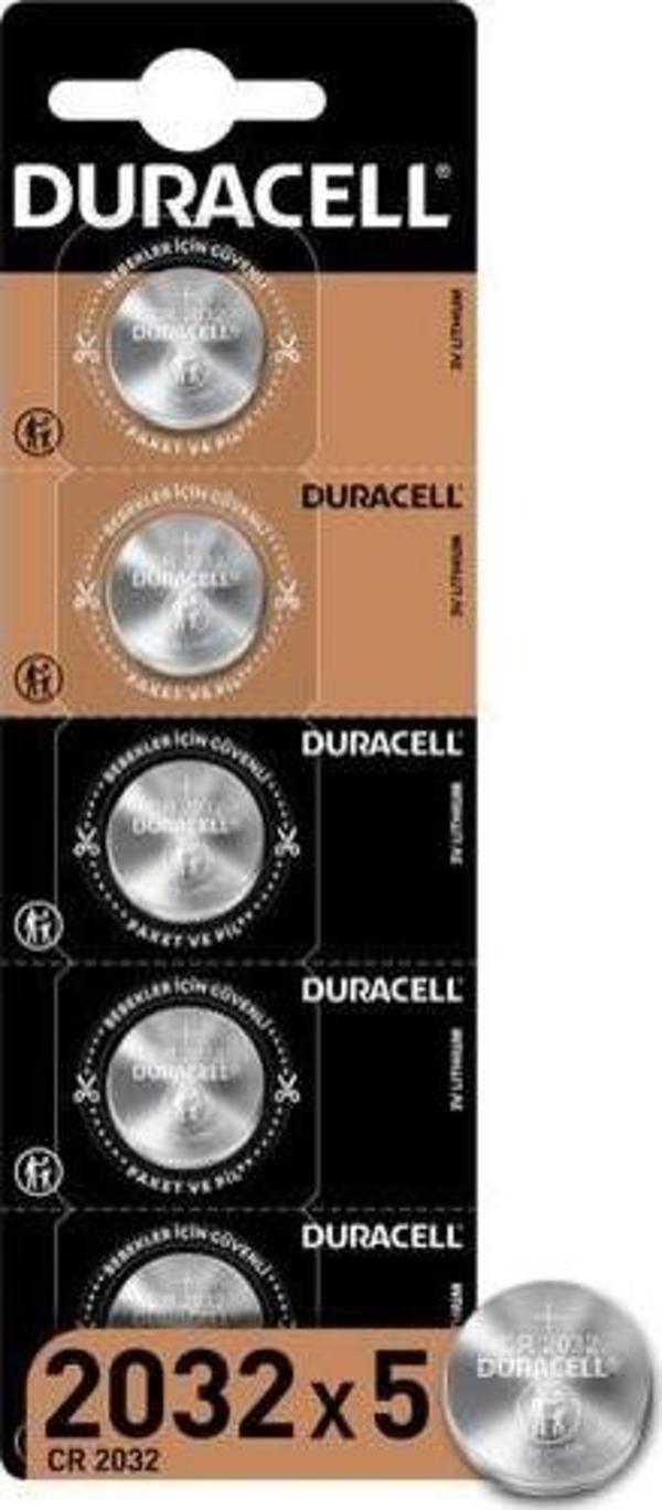 Duracell Özel 2032 Lityum Düğme Pil 3V 5'li paket - Image 1