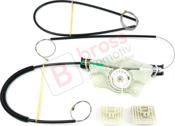 VW Touareg MK1 7L Porsche Cayenne 9PA 955 957 2002-2010 İçin Elektrikli Ön Sağ Cam Kriko Tamir Seti - Image 1