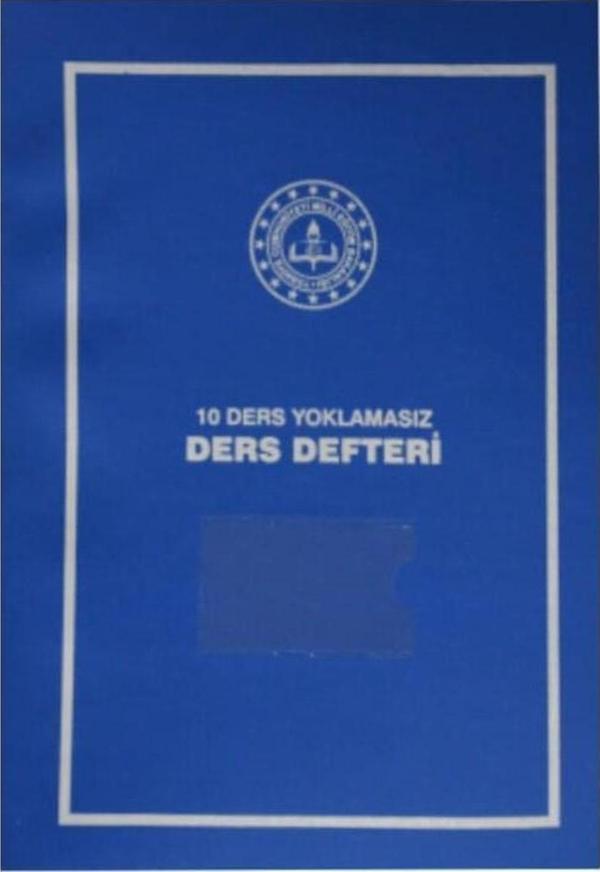 Gülpaş 10 Ders Yoklamasız Ders Defteri Plastik Kapak 25x35 Cm - Image 1