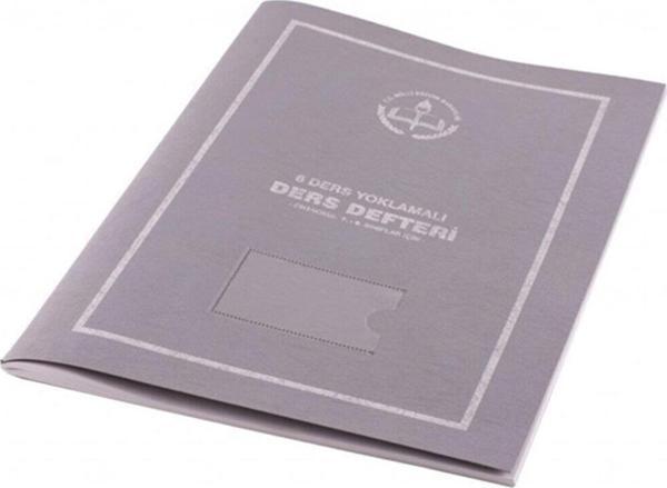Gülpaş Ders Defteri Yoklamalı Ders Defteri 6 Ders Plastik Kapak 25x35 Cm - Image 1