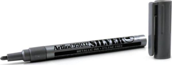 Artline Markör Yaldızlı Yuvarlak Uçlu 1.2 MM Gümüş EK-990XF (1 Kutu 12 Adet) - Image 1