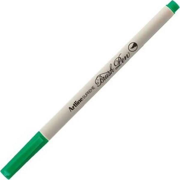 Artline Supreme Brush Uçlu Kalem Yeşil (12 Li Paket) - Image 1