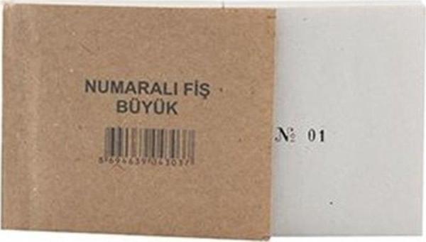 Dilman Numaralı Fiş Büyük Sipariş Fişi (24 Lü Paket) - Image 1