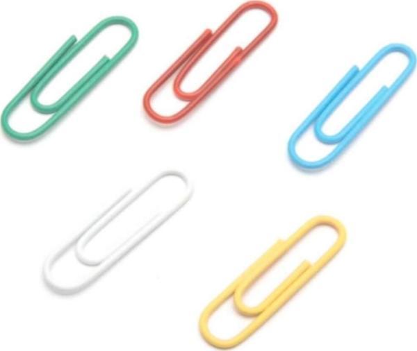 Mas 280 Renkli Ataş Plastik Kaplı Boy 28 Mm (36 Paket) - Image 1