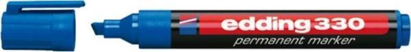 Edding Markör Permanent Kesik Uçlu 1-5 MM Mavi 330 (10 Lu Paket) - Image 1