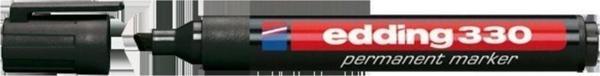 Edding Siyah Permanent Markör Kalemi 10 Lu Ed33001 (1 Paket 10 Adet) - Image 1