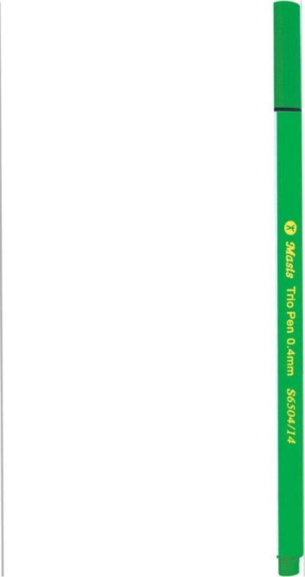 Masis Keçe Uç Kalem Açık Yeşil 10 Lu S6504-14 (1 Paket 10 Adet) - Image 1