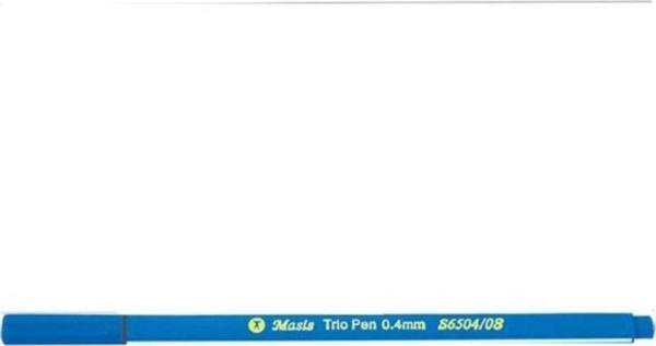 Masis Keçe Uç Kalem Mavi 10 Lu S6504-08 (1 Paket 10 Adet) - Image 1