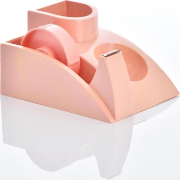 Ops Masa Seti Kalemlik Bant Makinelı Plastik Pastel Pembe KLM 304 - Image 1