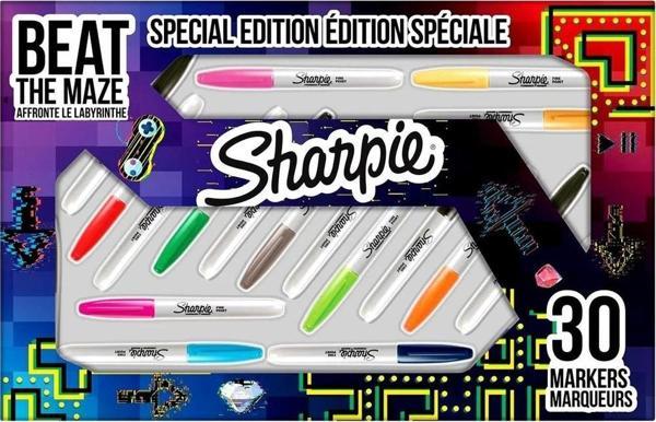 Sharpie Fine Permanent Markör 30 Lu Paket Labirent Kutulu - Image 1