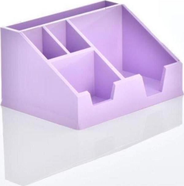 Ops Masa Seti Kalemlik Organizer Pastel Mor Masa Üstü Organizer - Image 1