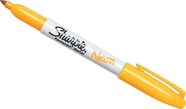 Sharpie Markör Permanent Neon Fosforlu Turuncu (12 Li Paket) - Image 1