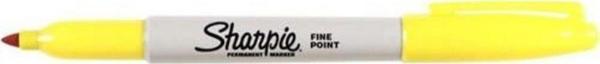 Sharpie Permanent Kalem Fine Koyu Sarı12 Li (1 Paket 12 Adet) - Image 1