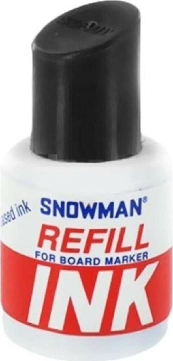 Snowman Tahta Kalem Siyah Mürekkebi 30 CC Siyah BN-1A (12 Li Paket) - Image 1