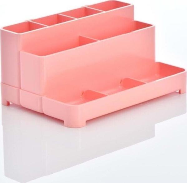 Ops Masa Üstü Organizer Kalemlik Pastel Pembe Masaüstü Organizer - Image 1