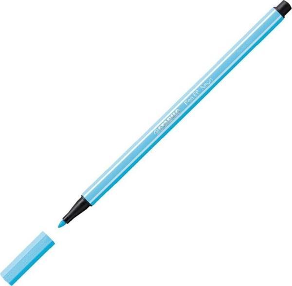 Stabilo Keçe Uçlu Boya Kalemi 1 MM Açık Mavi 68/31 (10 Lu Paket) - Image 1