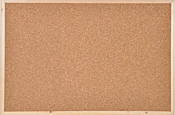 Panda Mantar Pano Ahşap Çerçeveli 90 x 120 Cm Mantar Pano - Image 1