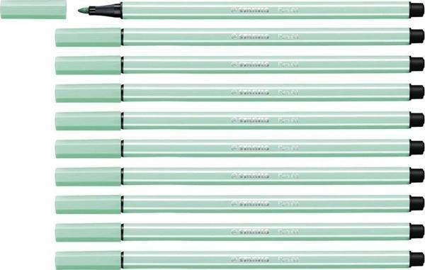 Stabilo Keçe Uçlu Boya Kalemi 1 MM Buz Yeşili Keçeli Kalem (10 Lu Paket) - Image 1