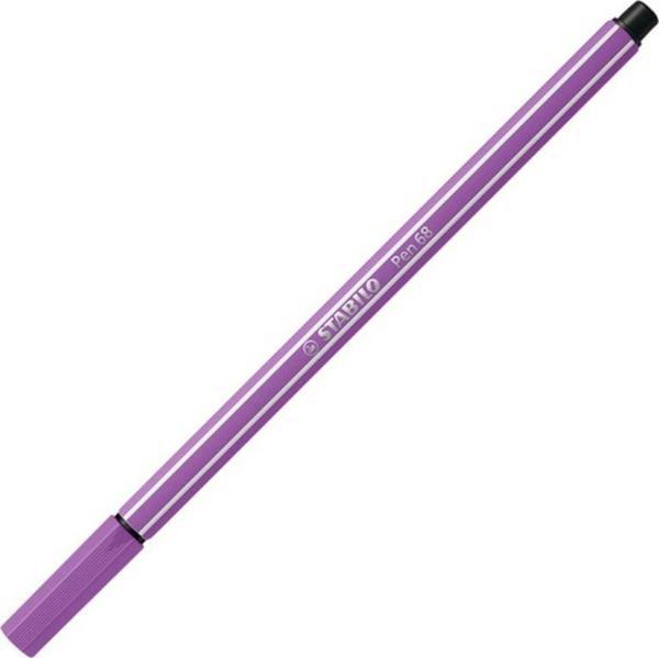 Stabilo Keçe Uçlu Boya Kalemi 1 Mm Erik Moru Keçeli Kalem (10 Lu Paket) - Image 1