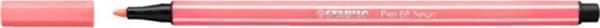 Stabilo Keçe Uçlu Boya Kalemi 1 MM Fosforlu Kırmızı 68/040 (10 Lu Paket) - Image 1