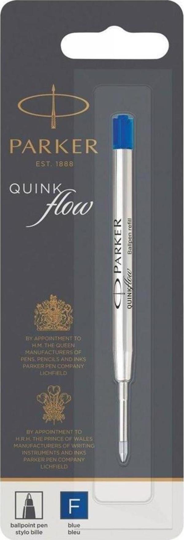 Parker Tükenmez Kalem Yedeği Fine Mavi 1950368 (12 Li Paket) - Image 1