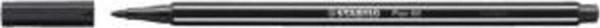 Stabilo Keçe Uçlu Boya Kalemi 1 MM Siyah 68/46 (10 Lu Paket) - Image 1