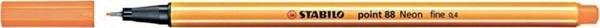 Stabilo Keçe Uçlu İnce Kalem 88 Point 0.4 MM Açık Alev Kırmızısı 88/30 (10 Lu Paket) - Image 1