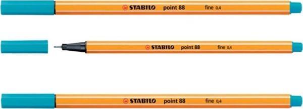Stabilo Keçe Uçlu İnce Kalem 88 Point 0.4 MM Açık Mavi 88/31 (10 Lu Paket) - Image 1