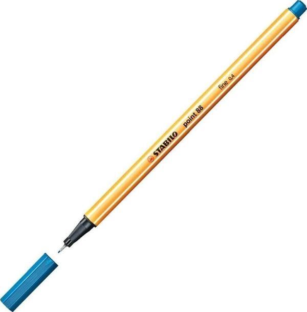 Stabilo Keçe Uçlu İnce Kalem 88 Point 0.4 MM Mavi 88/32 (10 Lu Paket) - Image 1
