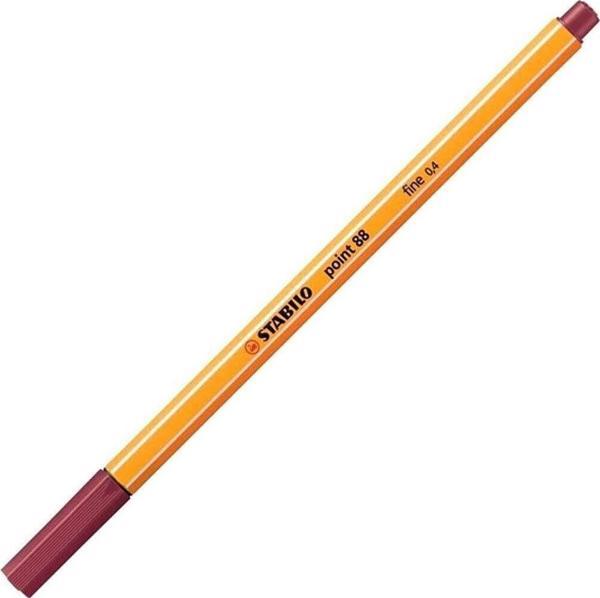 Stabilo Keçe Uçlu İnce Kalem 88 Point 0.4 MM Vişne Çürüğü 88/19 (10 Lu Paket) - Image 1