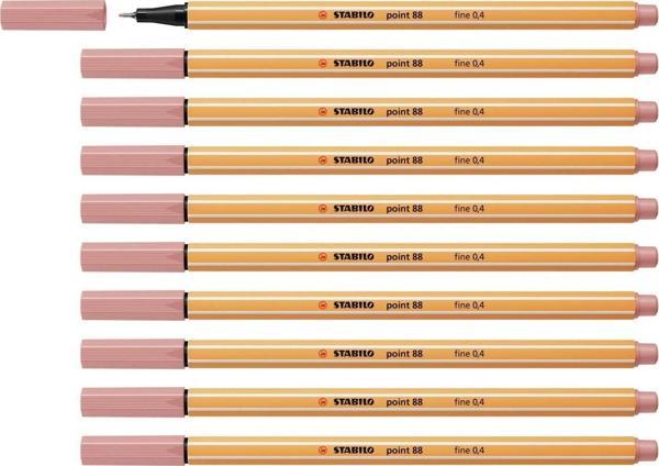 Stabilo Keçe Uçlu İnce Kalem Köpüklü Pembe İnce Keçe Uçlu Kalem (10 Lu Paket) - Image 1
