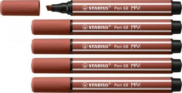 Stabilo Keçe Uçlu Kalem 68 Max Kiremit Keçe Uçlu Kalem (5 Li Paket) - Image 1