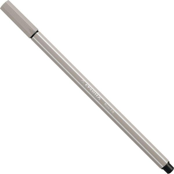 Stabilo Pen 68 Keçeli Kalem Sıcak Gri 68/93 (10 Lu Paket) - Image 1
