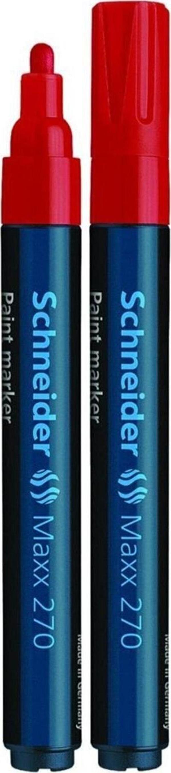Schneider Permanent Markör Boya Kalemi Maxx 1-3 Mm Kırmızı (10 Lu Paket) - Image 1