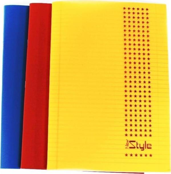 Umut Plastik Kapak Metod Defteri 80 Yaprak Çizgili A4 Okul Defteri (12 Li Paket) - Image 1