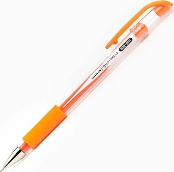 Uni-Ball Signo Needle 0.38 MM İğne Uçlu Jel Kalem Turuncu (10 Lu Paket) - Image 1
