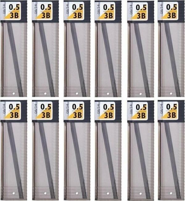 Tombow Min Klasik Mono Lead 3B 0.5 MM Kalem Ucu (12 Tüp Uç) - Image 1