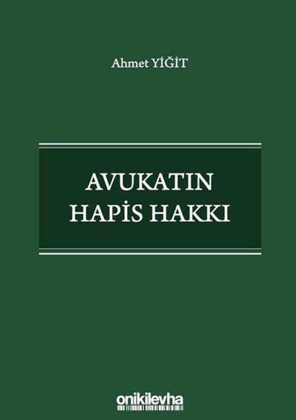Avukatın Hapis Hakkı - On İki Levha Yayıncılık - Image 1