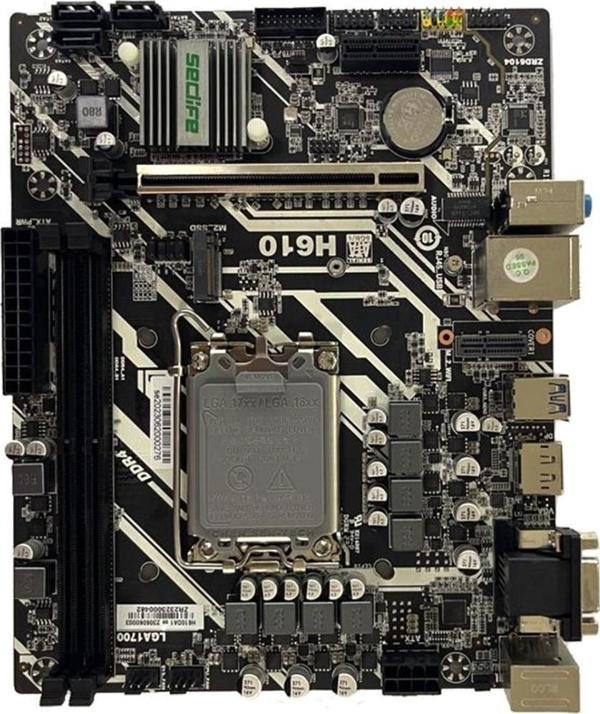 SECLIFE H610DA1 DDR4 MATX 1700PIN HDMI VGA - Image 1