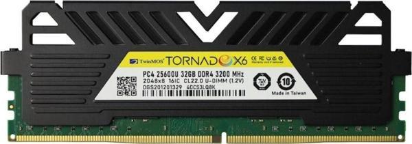TWINMOS 32 GB DDR4 3200MHZ PC RAM SOĞUTUCULU - Image 1