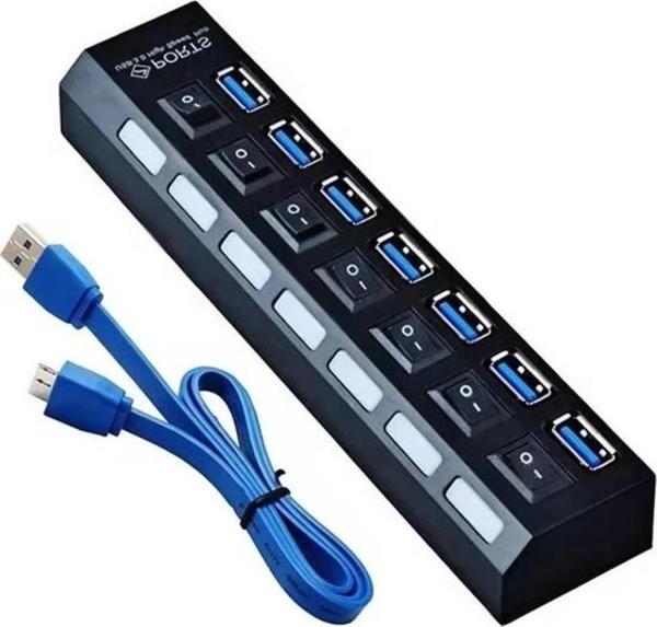 DAYTONA A5258 7 USB3.0  PORTLU ANAHTARLI ÇOKLAYICI - Image 1